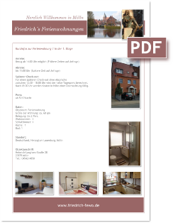 Flyer Ferienwohnung 1
